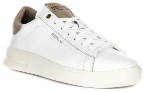 Replay University M Dt In White Beige For Men Indoor session Built to hold its shape under prolonged wear