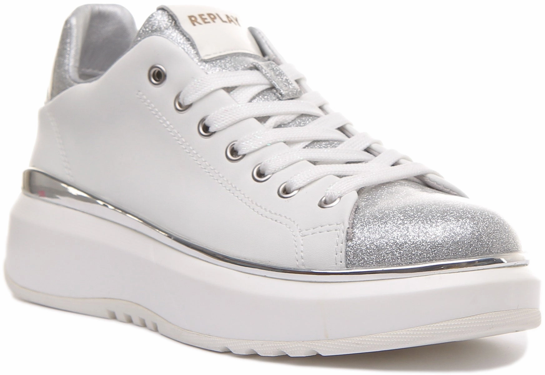 Replay Aromas In White For Women Stylish Design Workout Ready