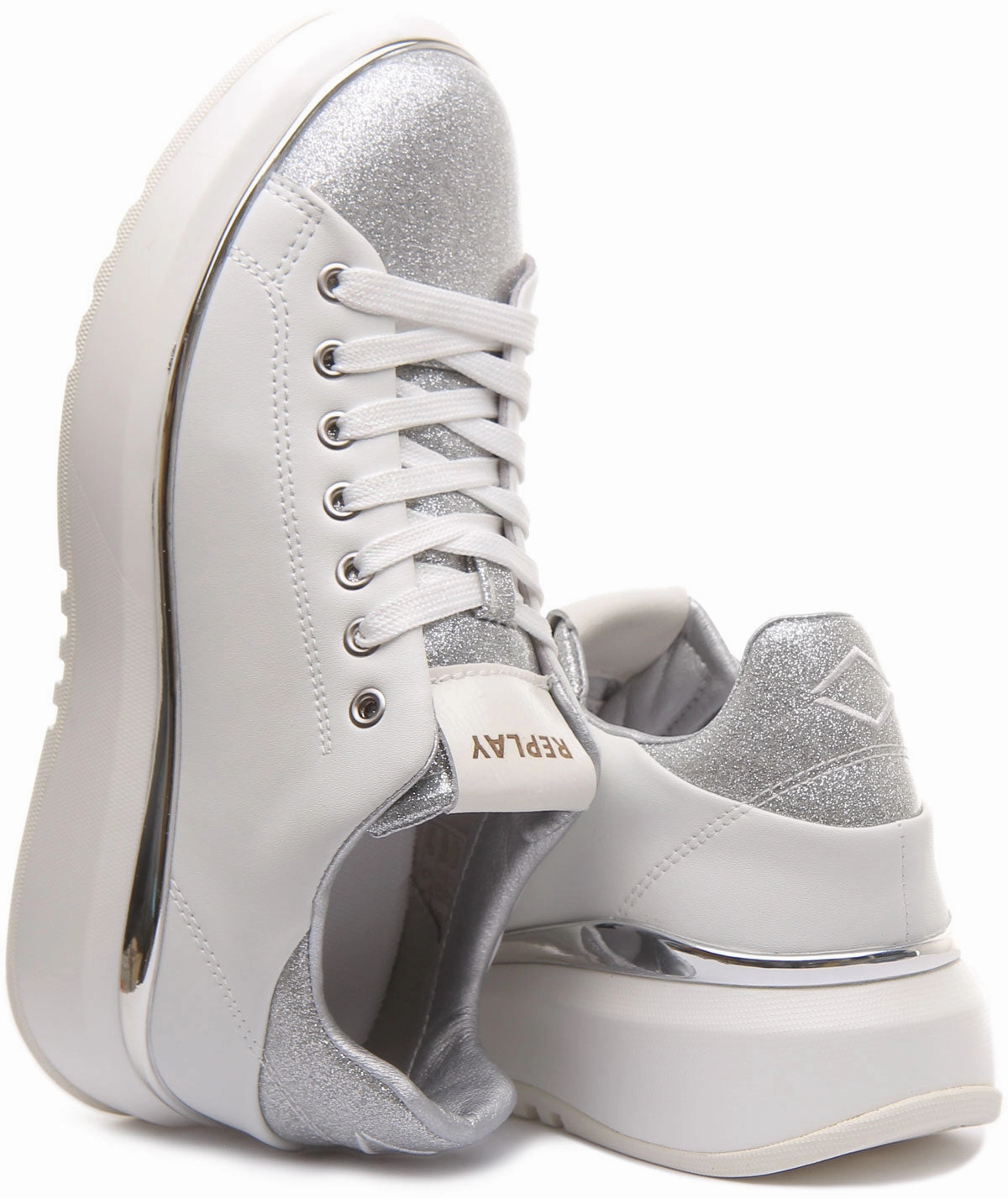 Replay Aromas In White For Women Soft Step Move-Out