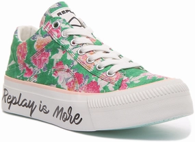 Soft Grip Replay Elmey In Green Multi For Women