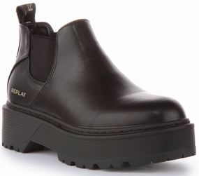 Replay Luisa Tiny In Black For Women Athletic gear