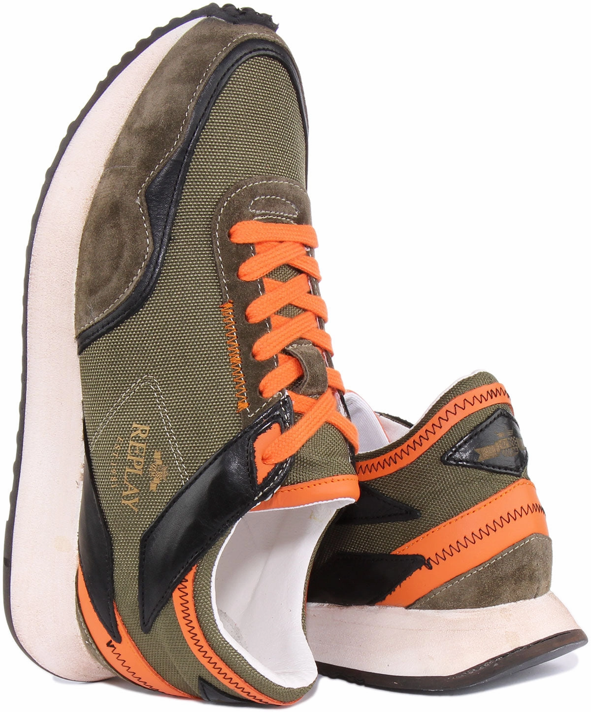 Replay New Casey In Green For Men Dynamic Fit