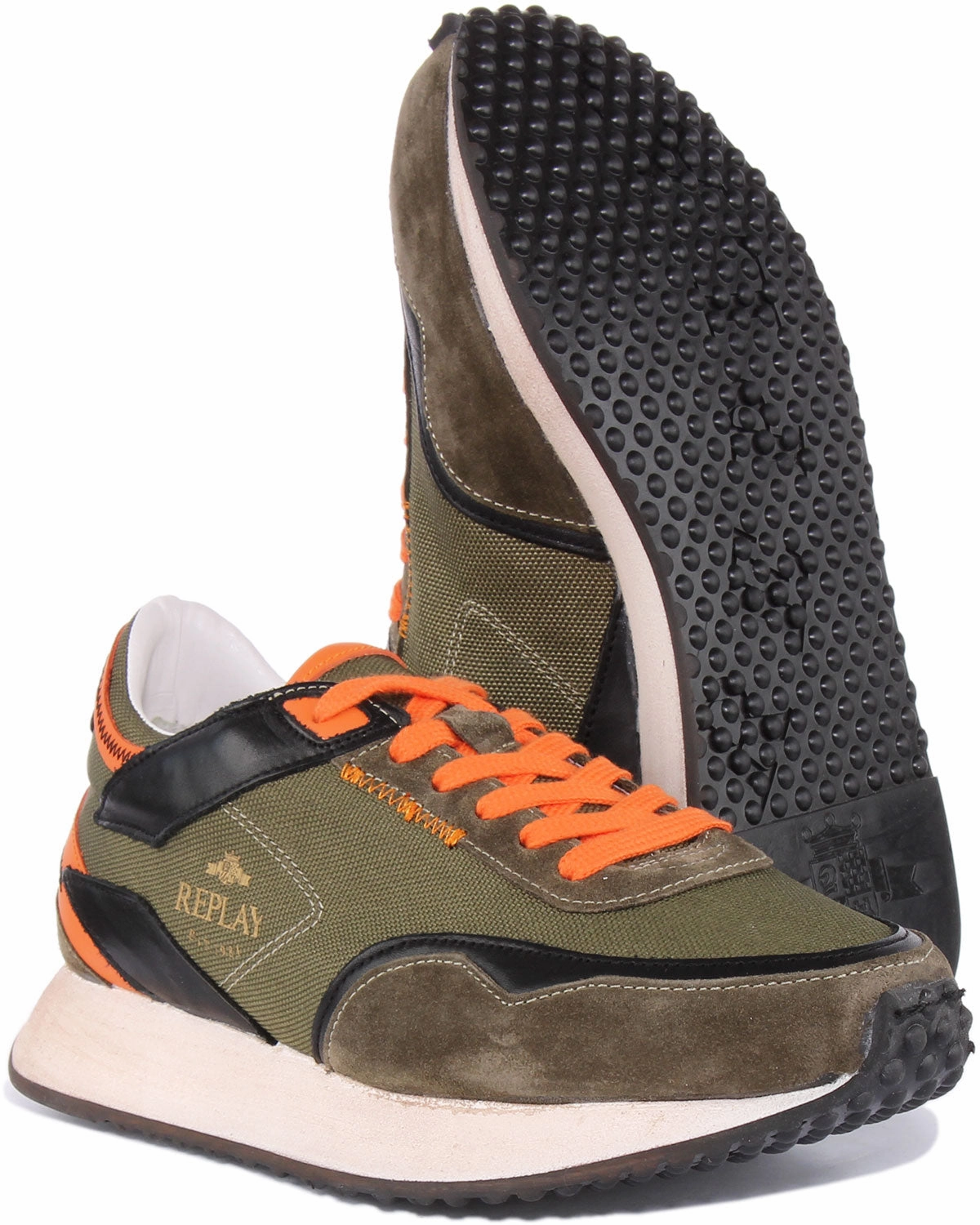 Replay New Casey In Green For Men Dynamic Fit