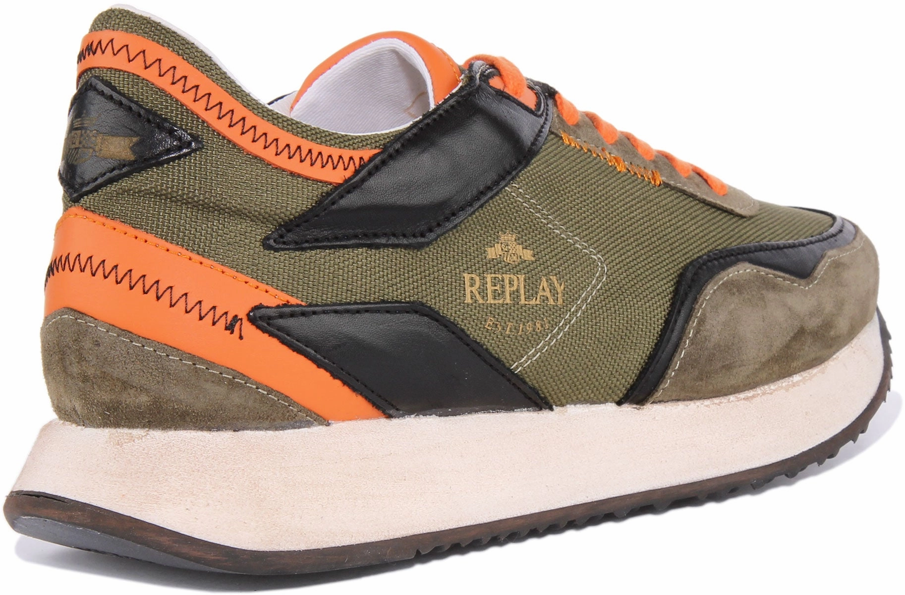 Replay New Casey In Green For Men Dynamic Fit