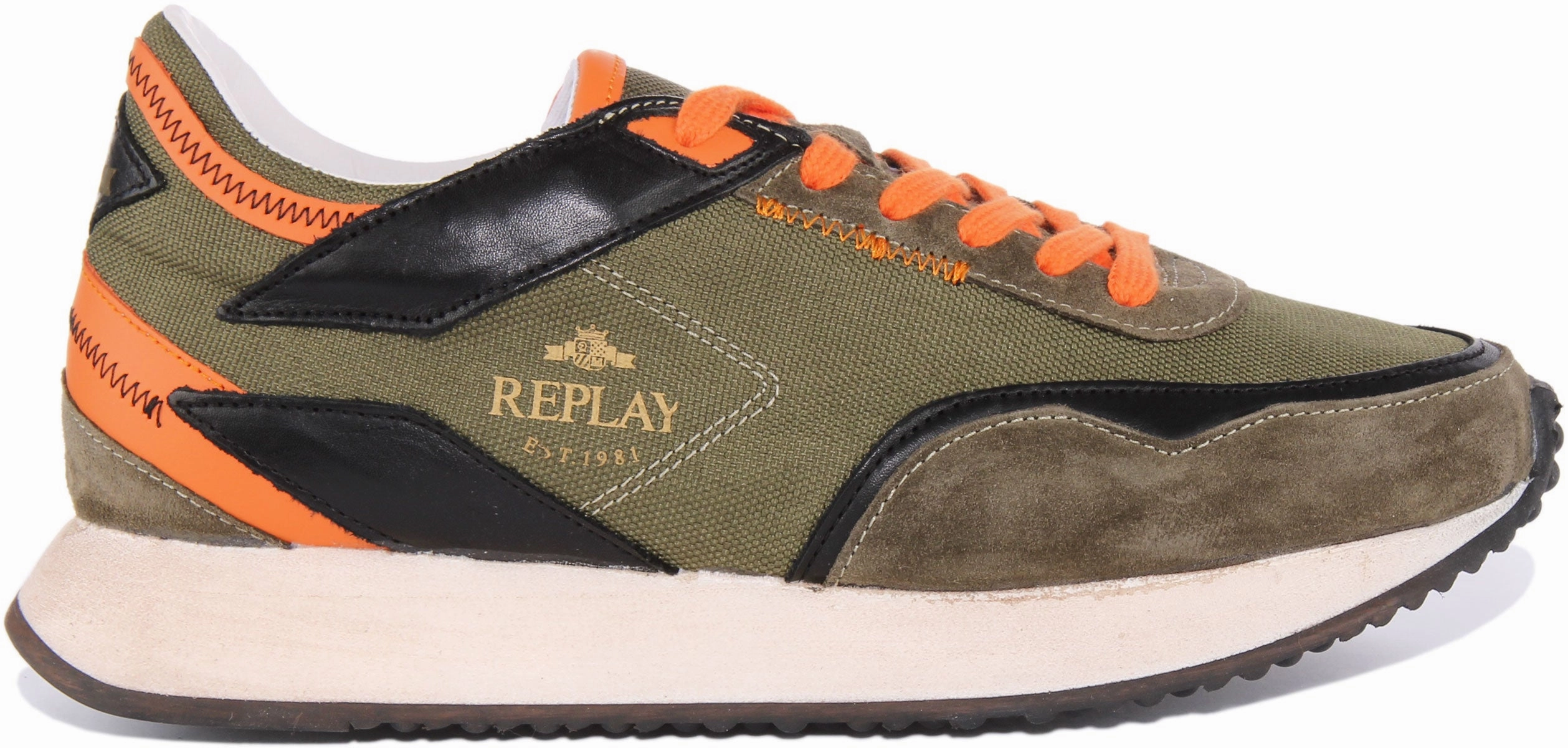 Replay New Casey In Green For Men Dynamic Fit