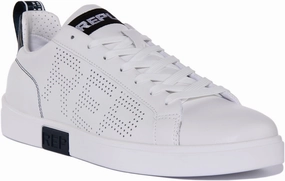 Stretch Comfort Replay Polaris Perf In White Navy For Men