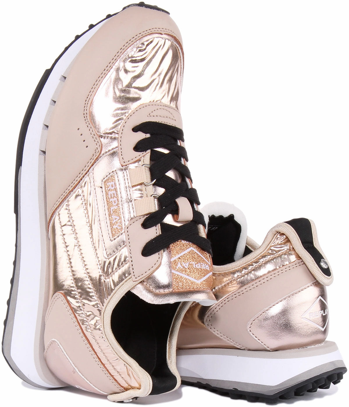 Replay R81W Space In Rose Gold For Women Enhanced comfort