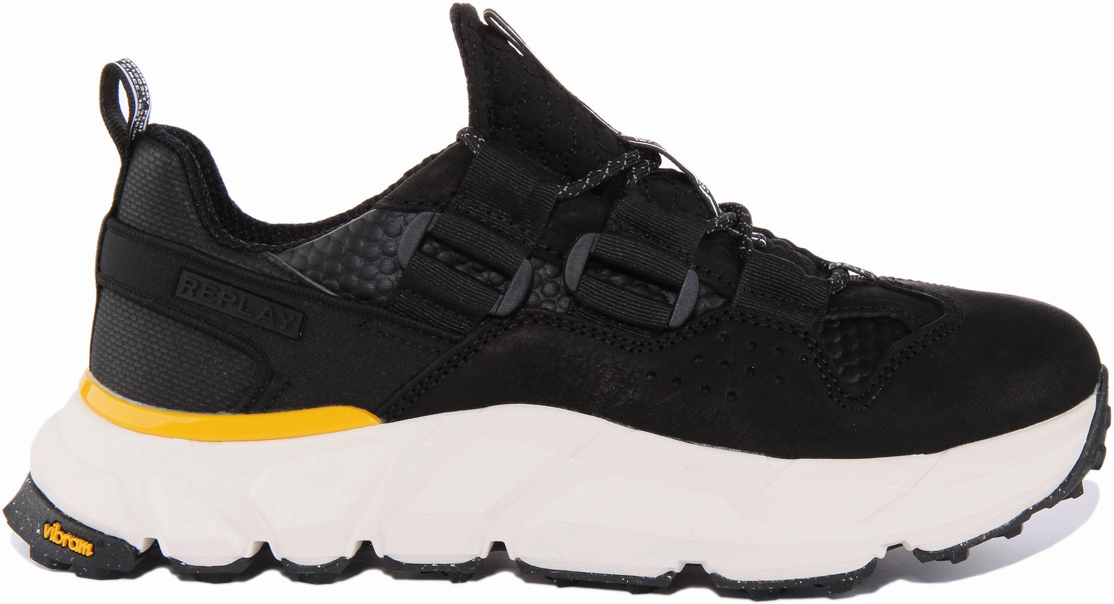 Replay Split Bubble In Black For Men Natural Fit