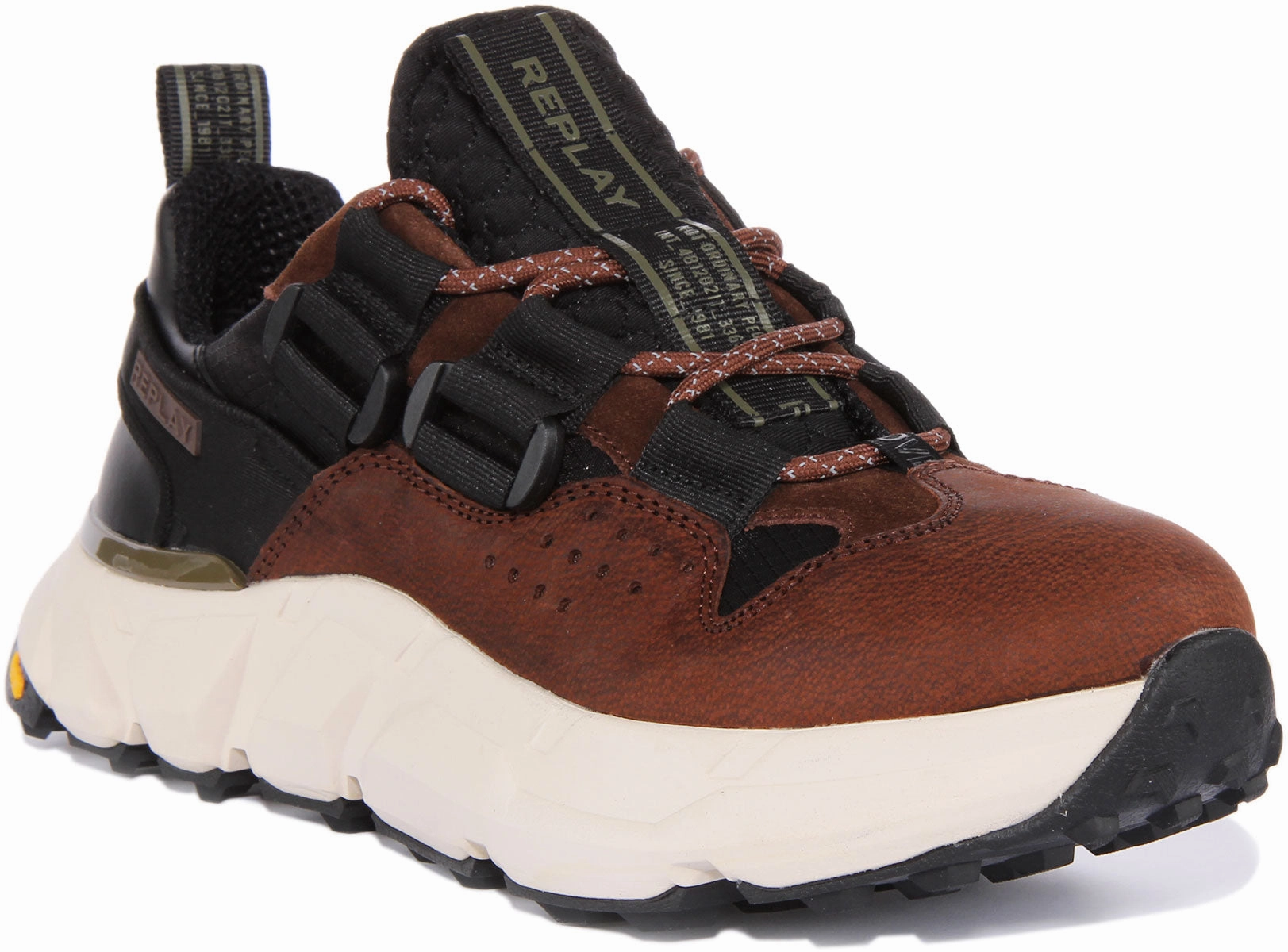 Replay Split Laguna In Black Brown For Men Designed to support versatile workout types