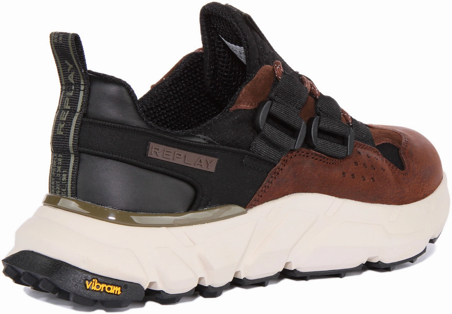 Replay Split Laguna In Black Brown For Men Comfort Max