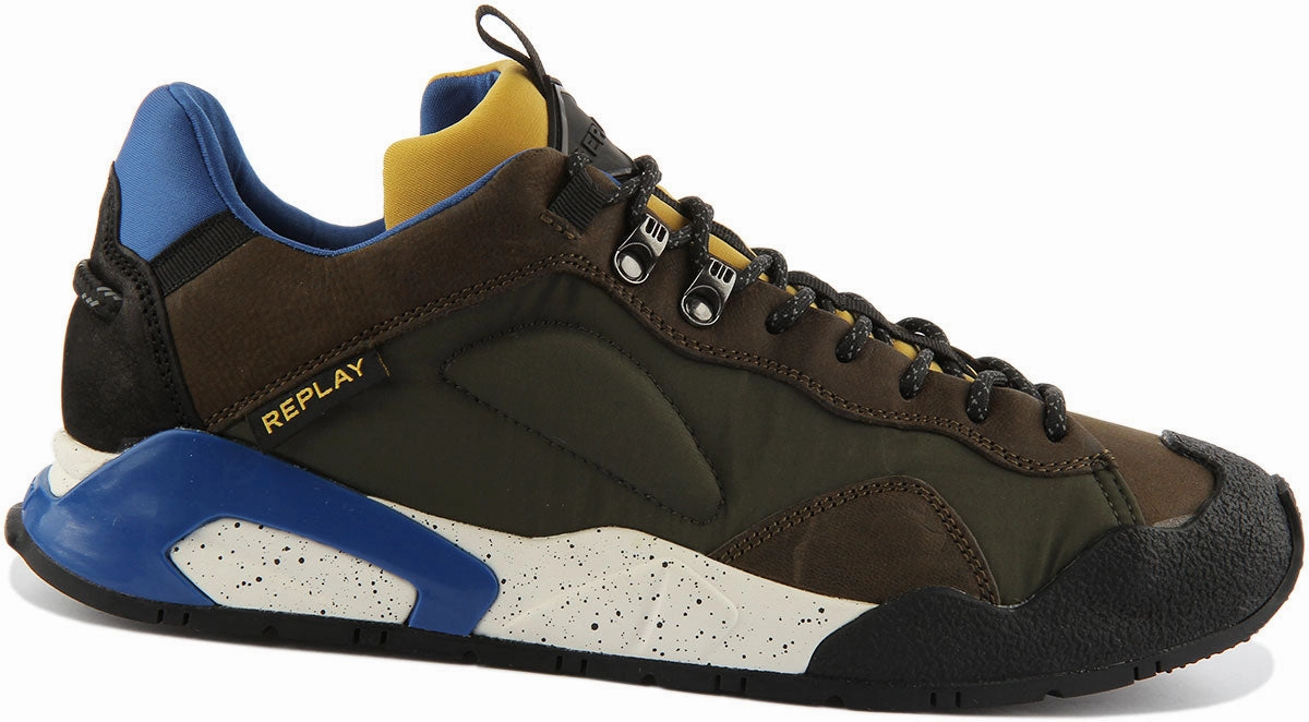 Replay Waterlines In Army Green For Men High Quality