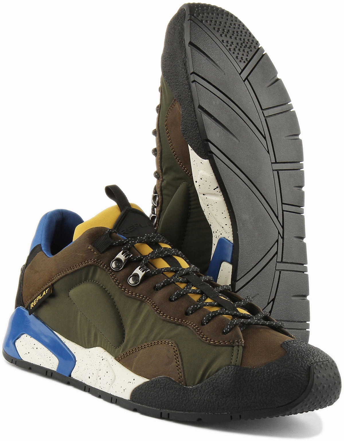 Replay Waterlines In Army Green For Men High Quality