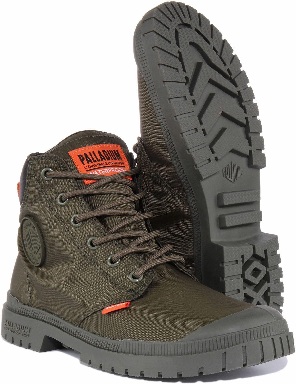 Resist Wear Palladium Pampa SP20 In Olive Boots