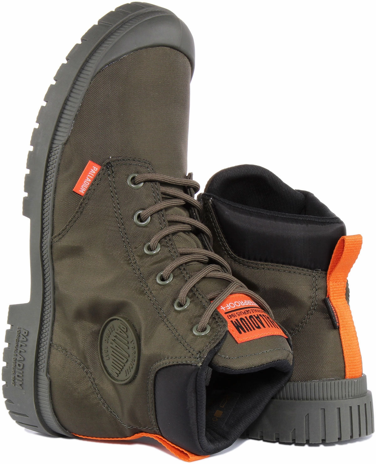 Resist Wear Palladium Pampa SP20 In Olive Boots