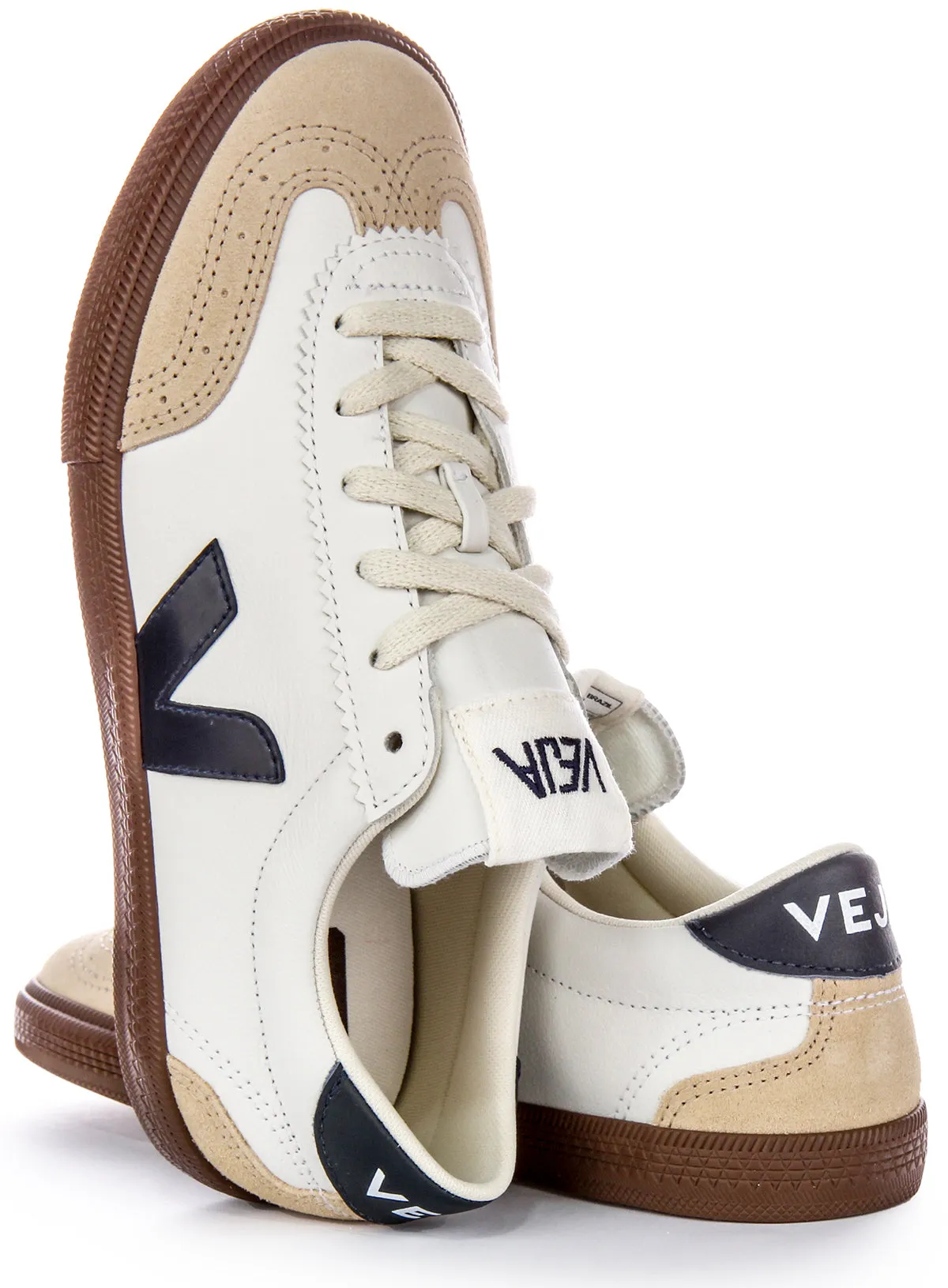 resistant Veja Volley In White Navy For Women