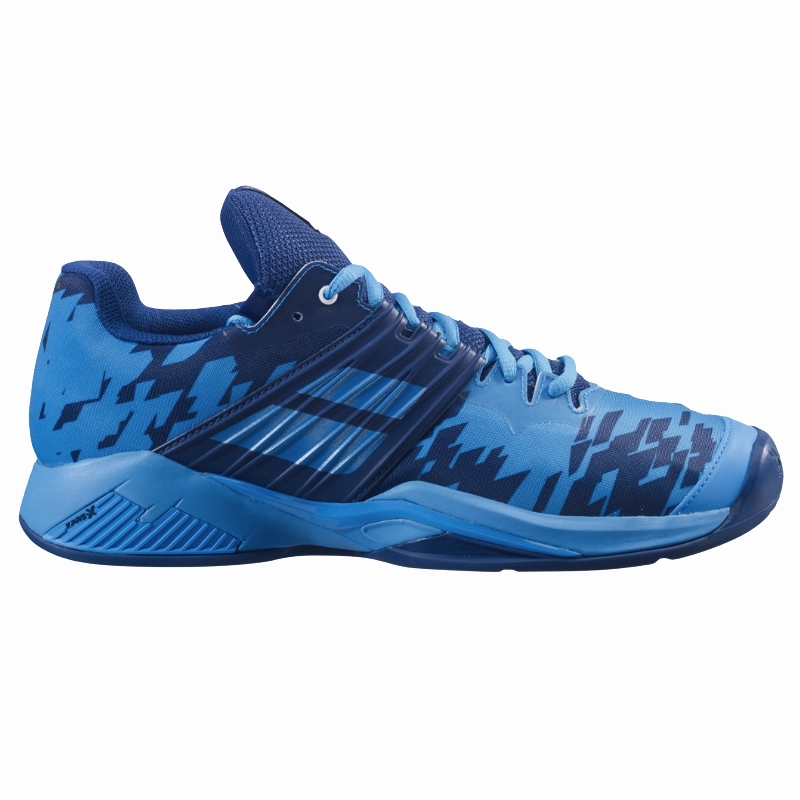 Responsive Balance Babolat Propulse Fury Clay Tennis Shoes - Drive Blue