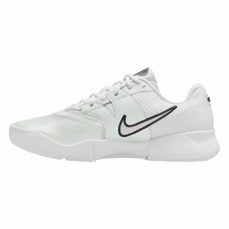 Responsive Balance Nike Court Lite 4 Men Tennis Shoes - White/Black-Summit White
