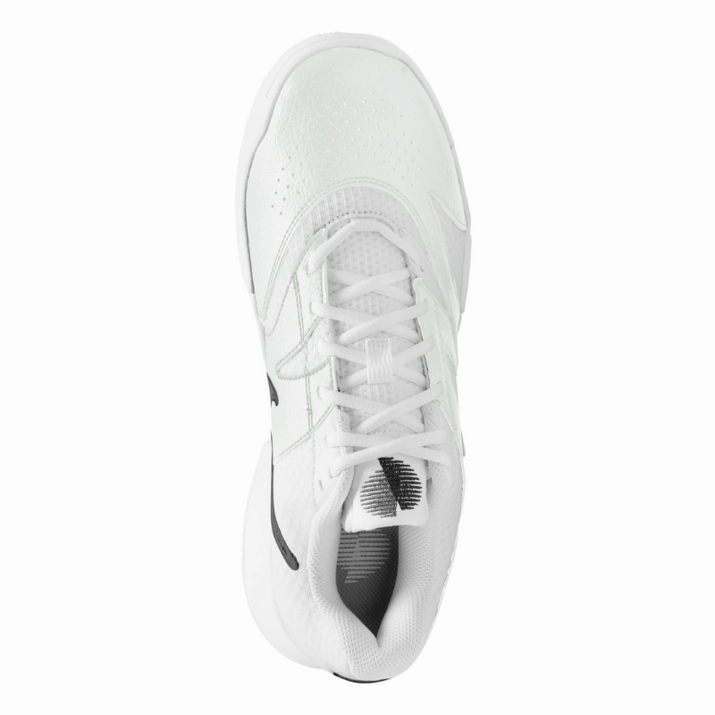 Responsive Balance Nike Court Lite 4 Men Tennis Shoes - White/Black-Summit White