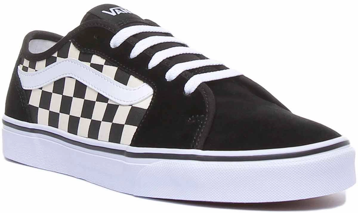 Inner Foam Engineered to keep you grounded during lateral movements Vans Filmore Decon In Black White For Ladies