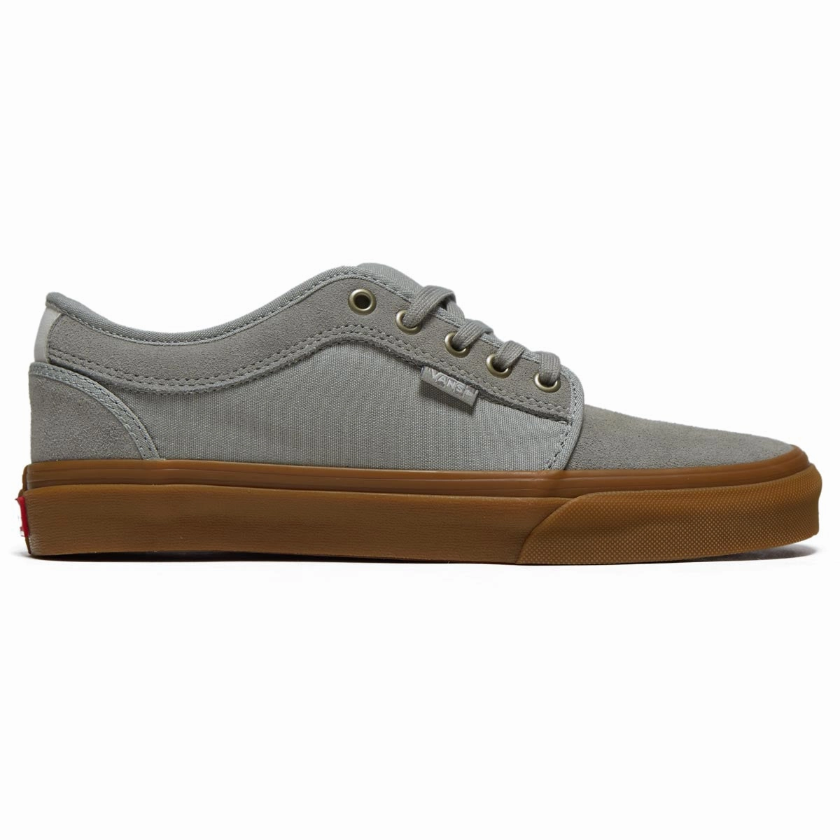 Free Ride Fit Bold Style Vans Skate Chukka Low Shoes - Sea Fog/Gum