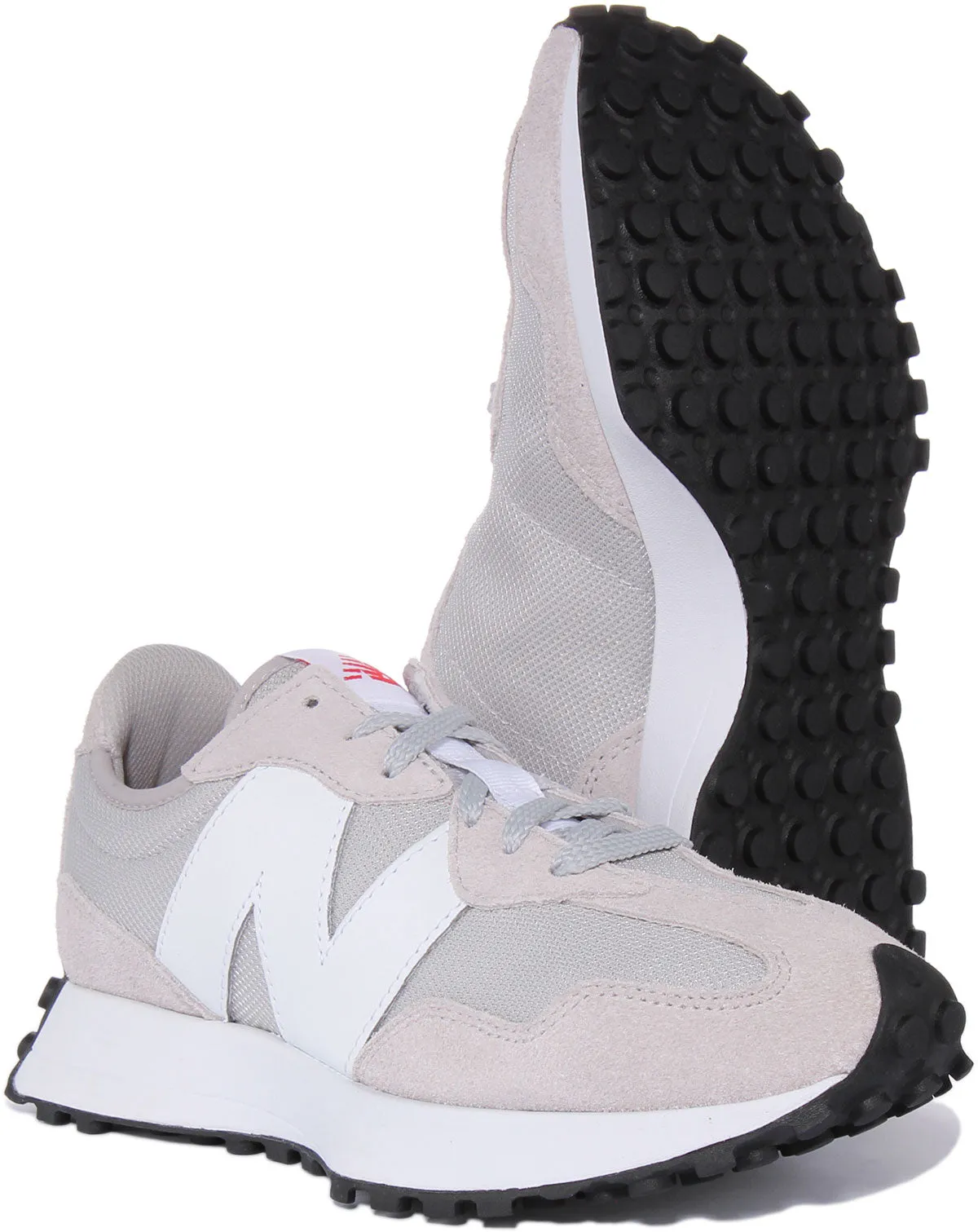 Retro-inspired support New Balance Ms327 CGW In Grey White For Men