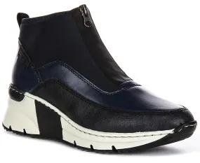 Rieker N6352-00 In Blue For Women Walk Power All Fit