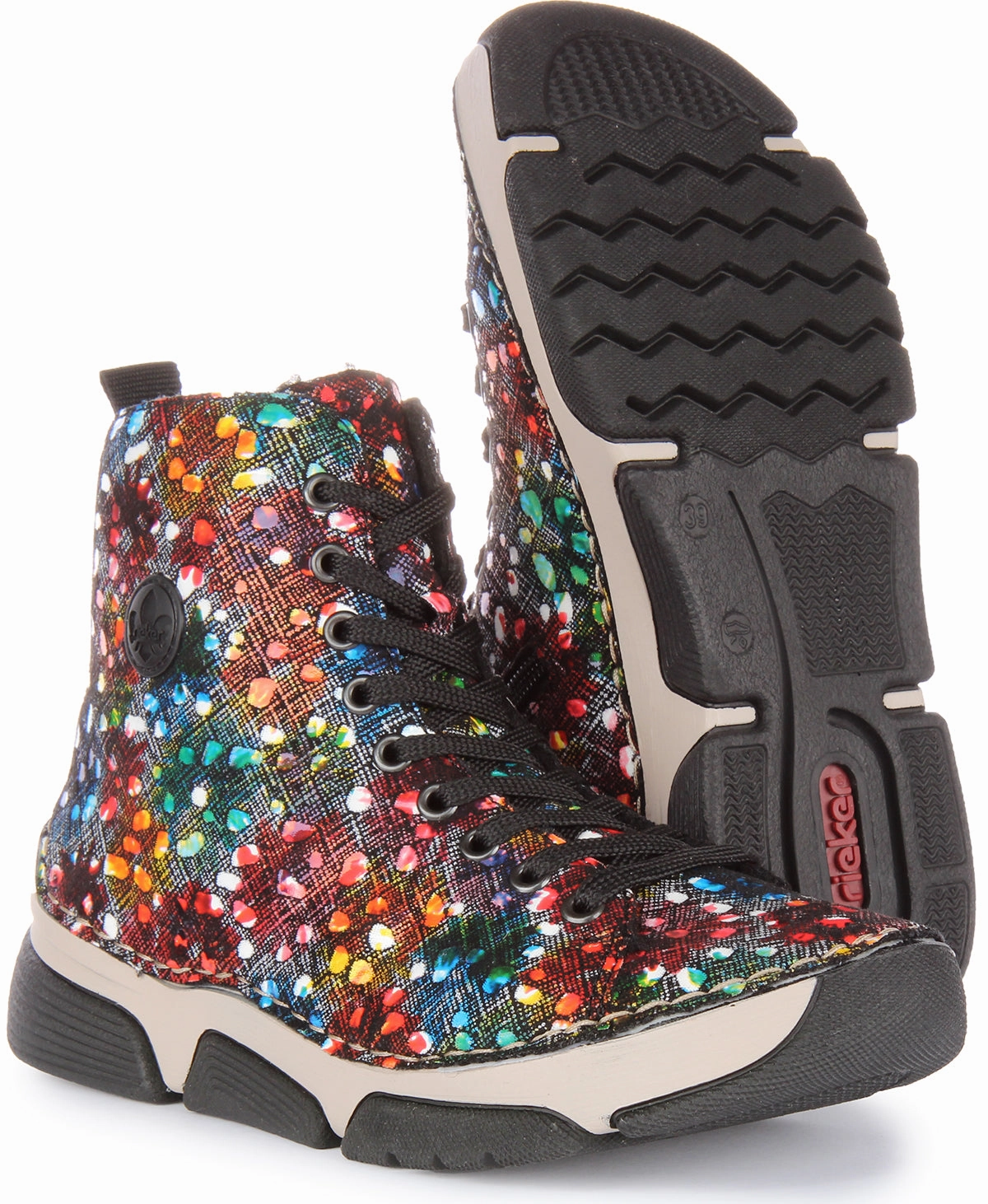 Rieker 45910-90 In Multicolour Ankle Boots For Women Trail Secure