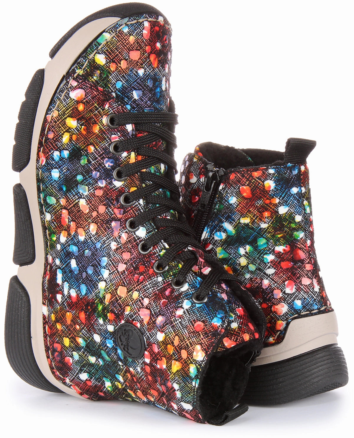 Rieker 45910-90 In Multicolour Ankle Boots For Women Trail Secure