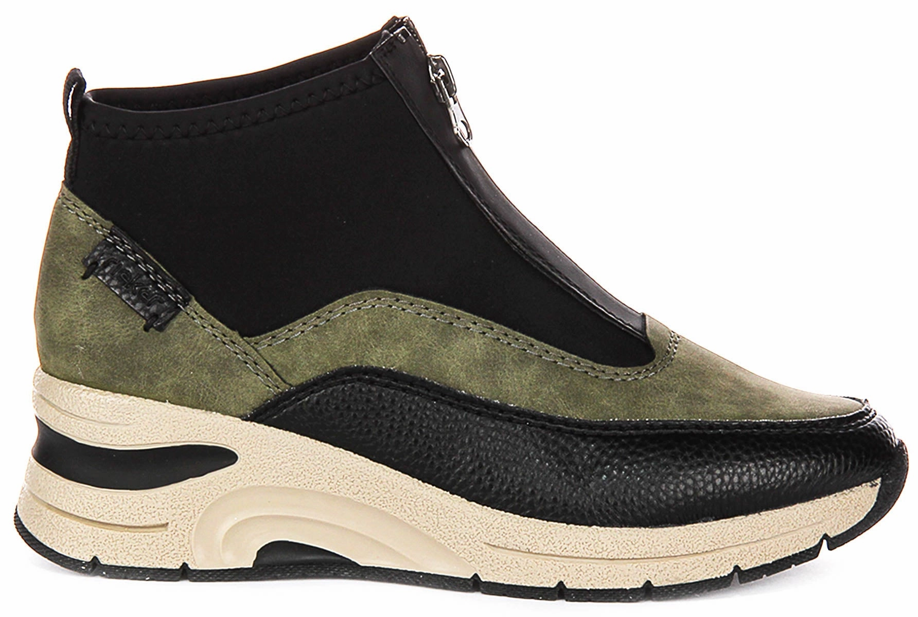 Rieker N9362-54 In Khaki For Women Outdoor Trek Boots Max