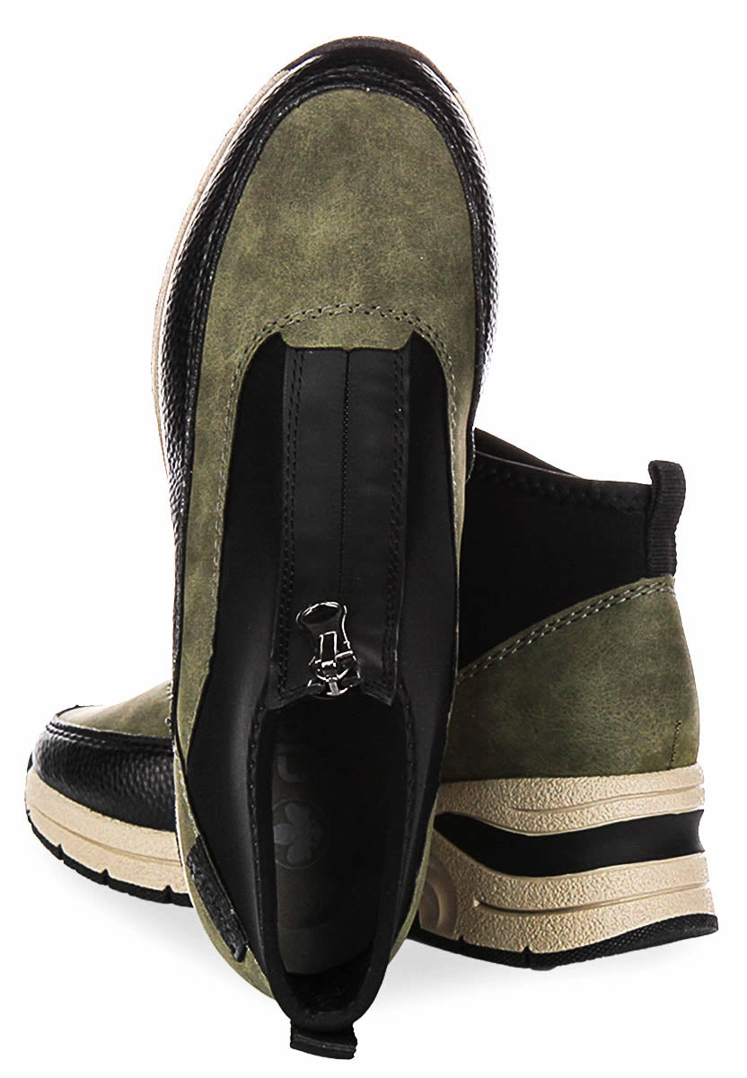Rieker N9362-54 In Khaki For Women Outdoor Trek Boots Max