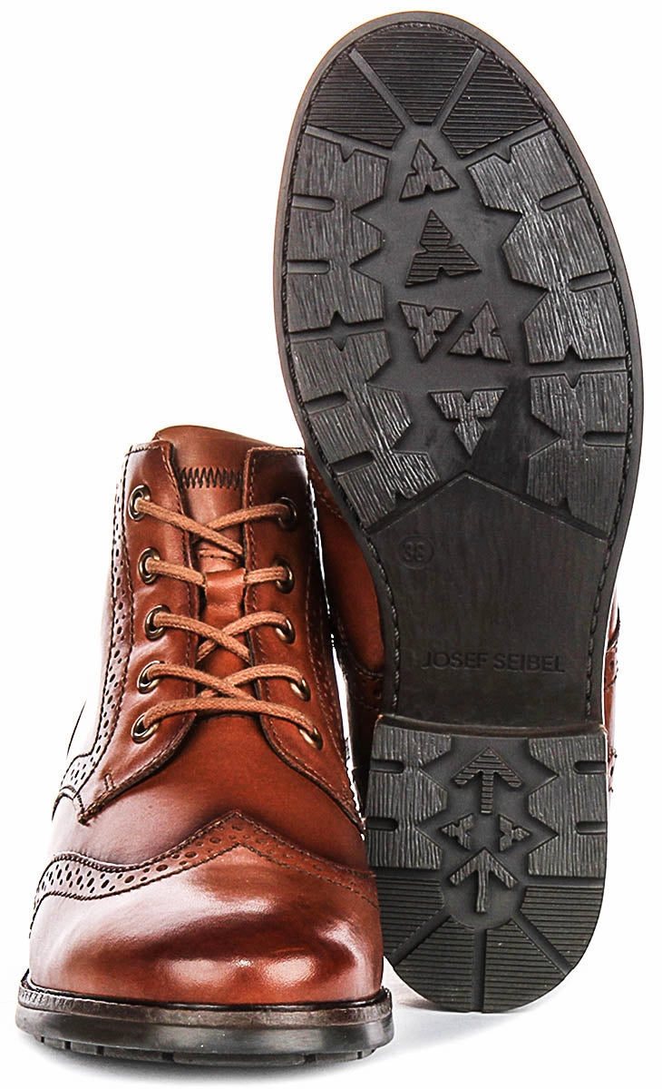 Rugged Endurance Josef Seibel Kate 11 In Cognac For Women