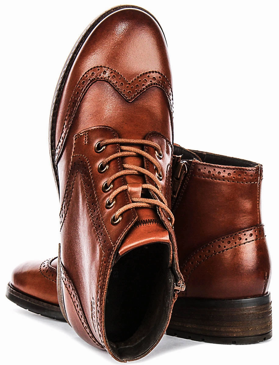 Rugged Endurance Josef Seibel Kate 11 In Cognac For Women