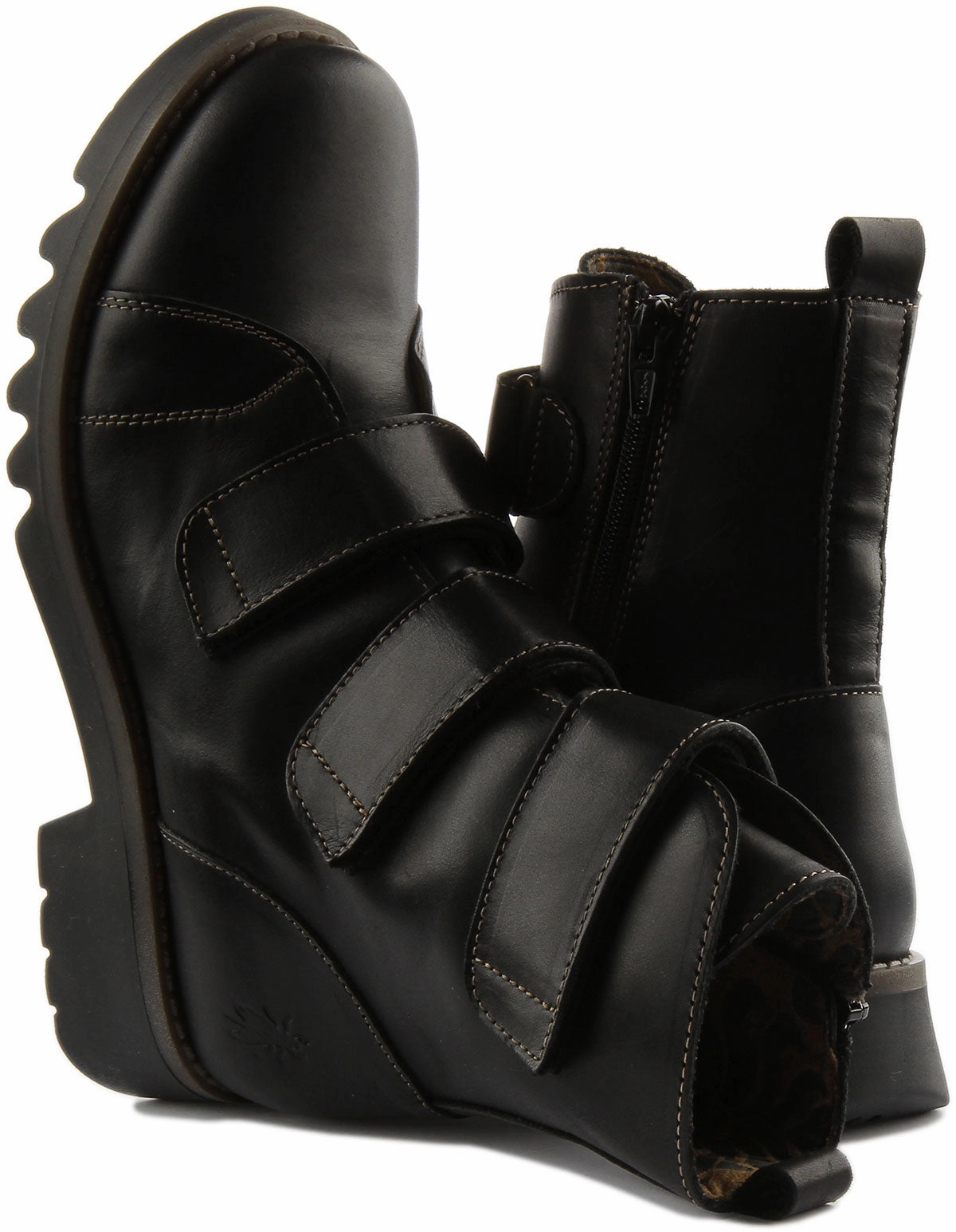 Rugged Flex Boots Gear Max Fly London Rach 790 In Black For Women