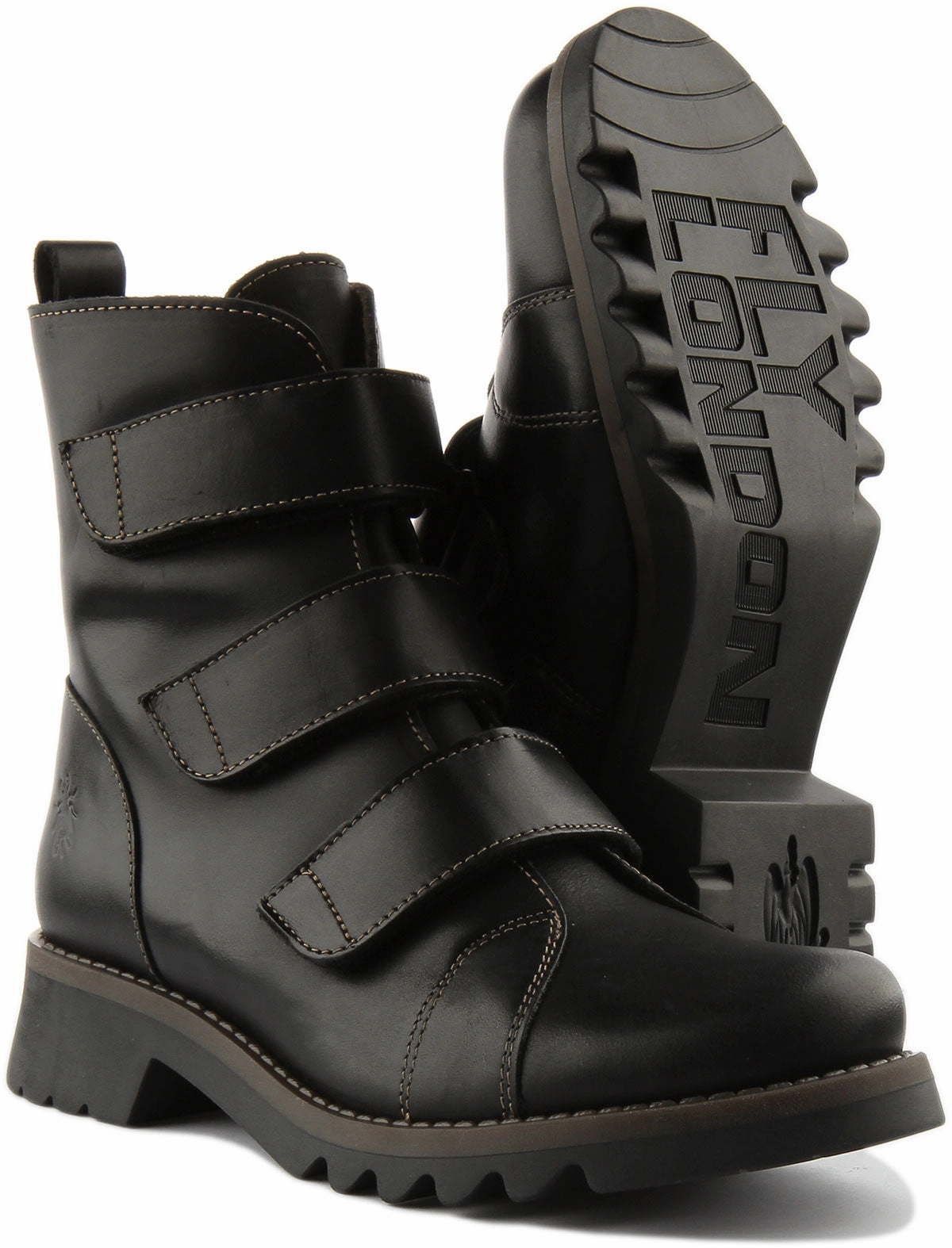 Rugged Flex Boots Gear Max Fly London Rach 790 In Black For Women