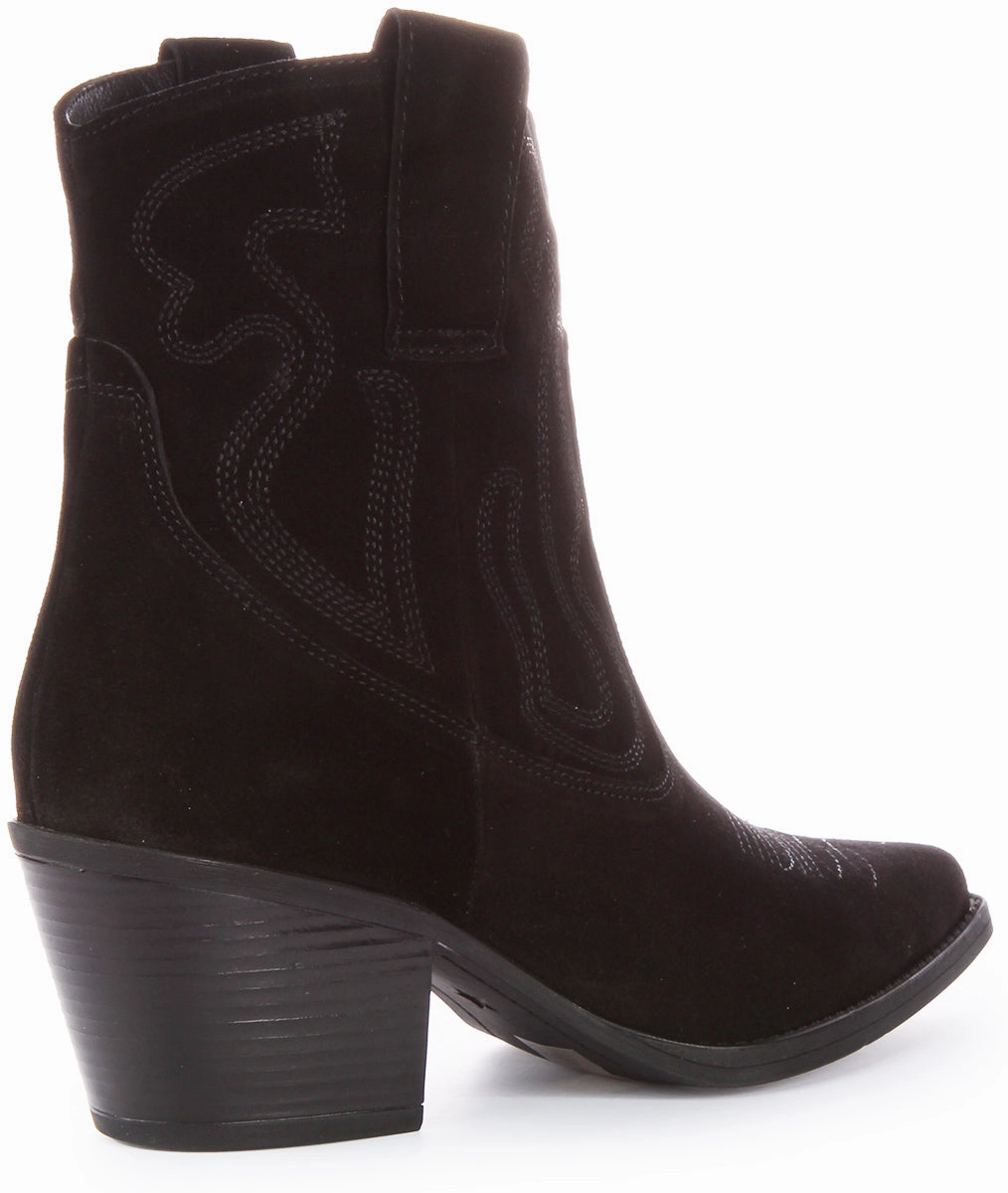 Rugged Flex Justinreess England Nova Suede In Black Suede For Women