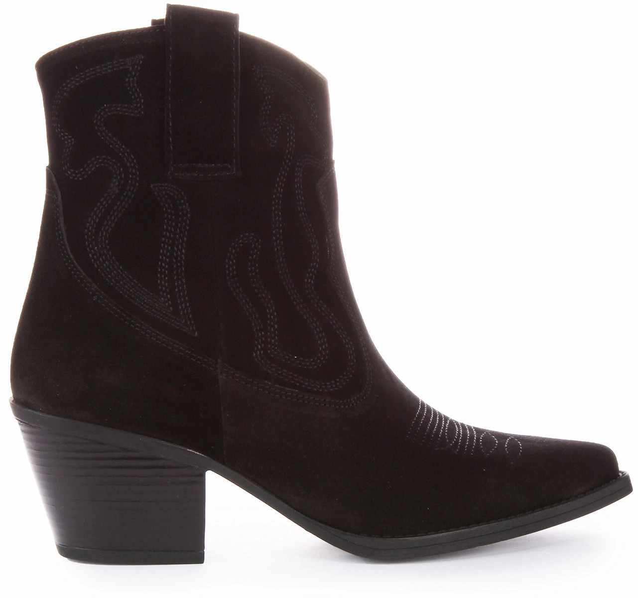 Rugged Flex Justinreess England Nova Suede In Black Suede For Women