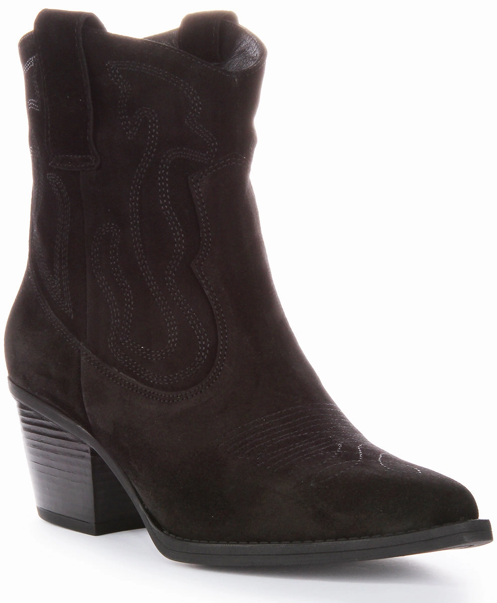 Windproof Support Justinreess England Nova Suede In Black Suede For Women