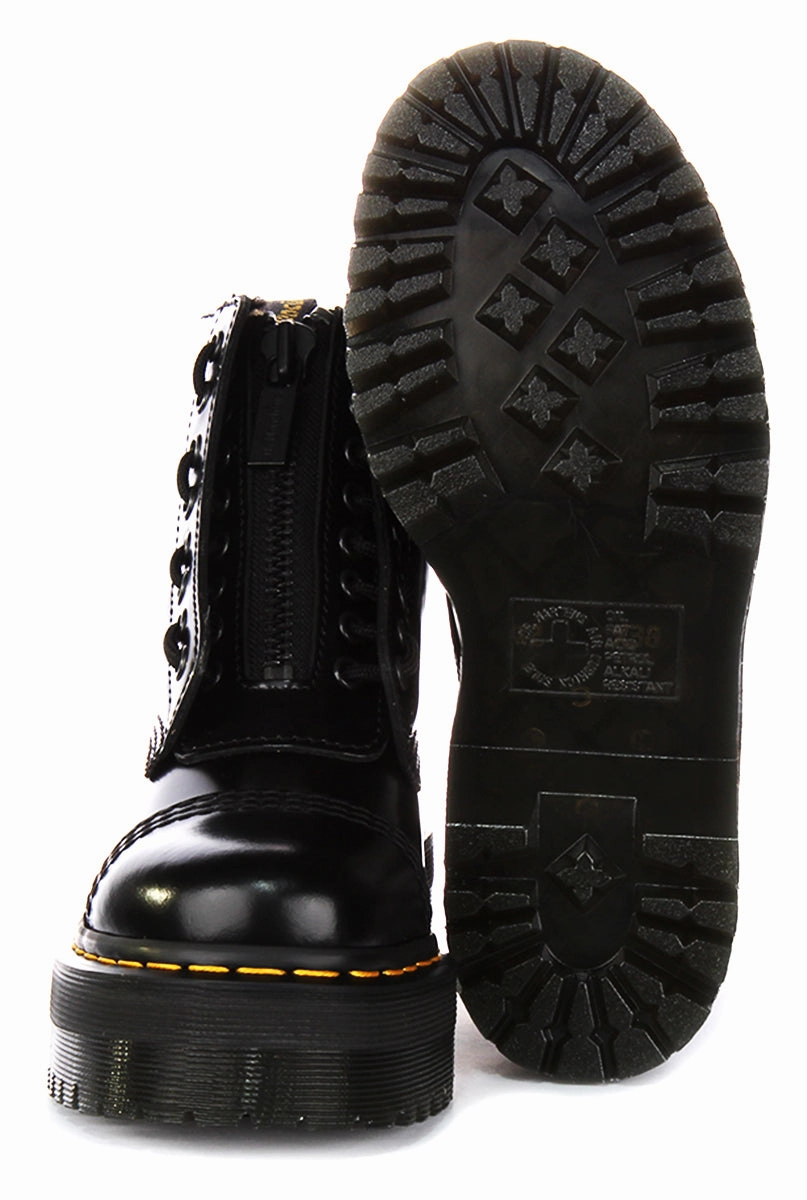 Rugged Peak Boots Gear Dr Martens Sinclair Fur Lined In Black For Women