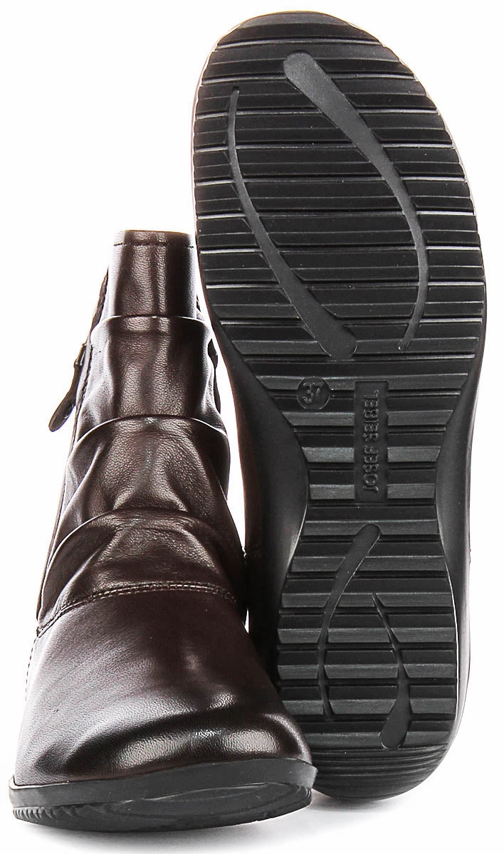 Rugged Peak Boots Max Josef Seibel Naly 24 In Chocobrown For Women