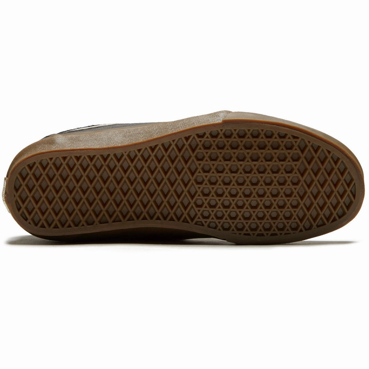 Rugged Step Vans Chukka Low Sidestripe Shoes - Herringbone Dark Grey/Gum