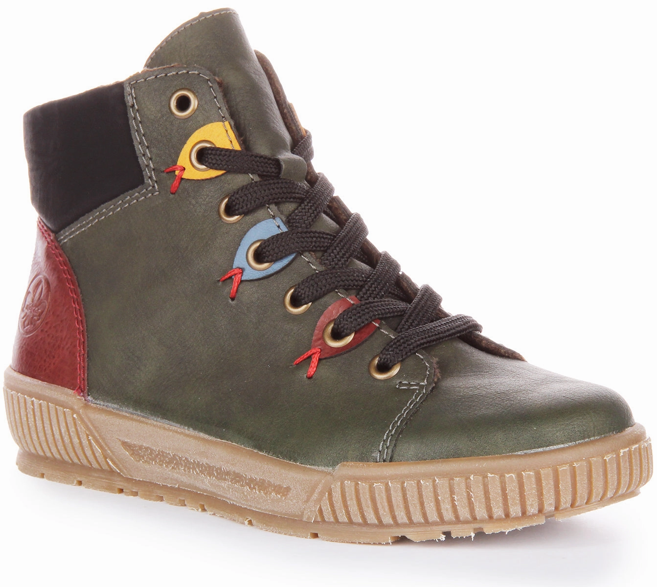 Outdoor Activity Rieker N0711-54 In Green Multi For Women