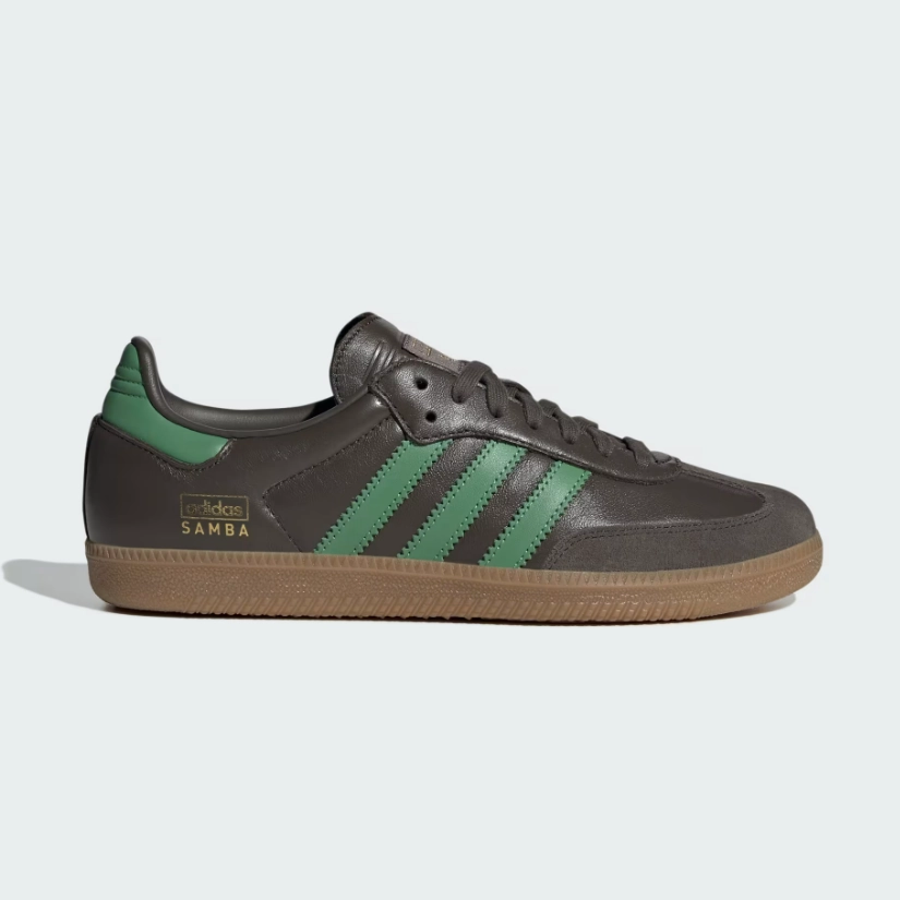 engraved - finish - design shoes adidas - Samba OG - Shadow Olive/Preloved Green - Unisex [IG6175]