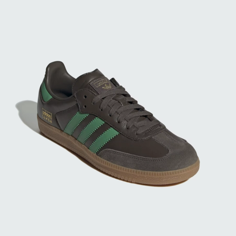 Running Enhancement adidas - Samba OG - Shadow Olive/Preloved Green - Unisex [IG6175]