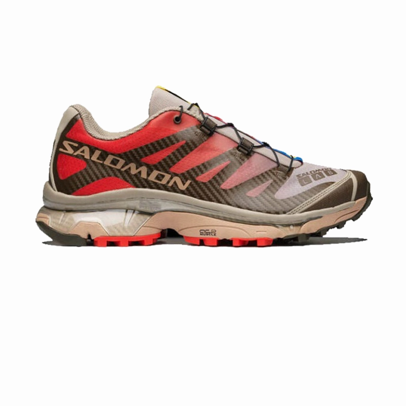 SALOMON - XT-4 OG - Wren/Vintage Khaki/Aurora Red - Unisex [472995] Cool Vibe