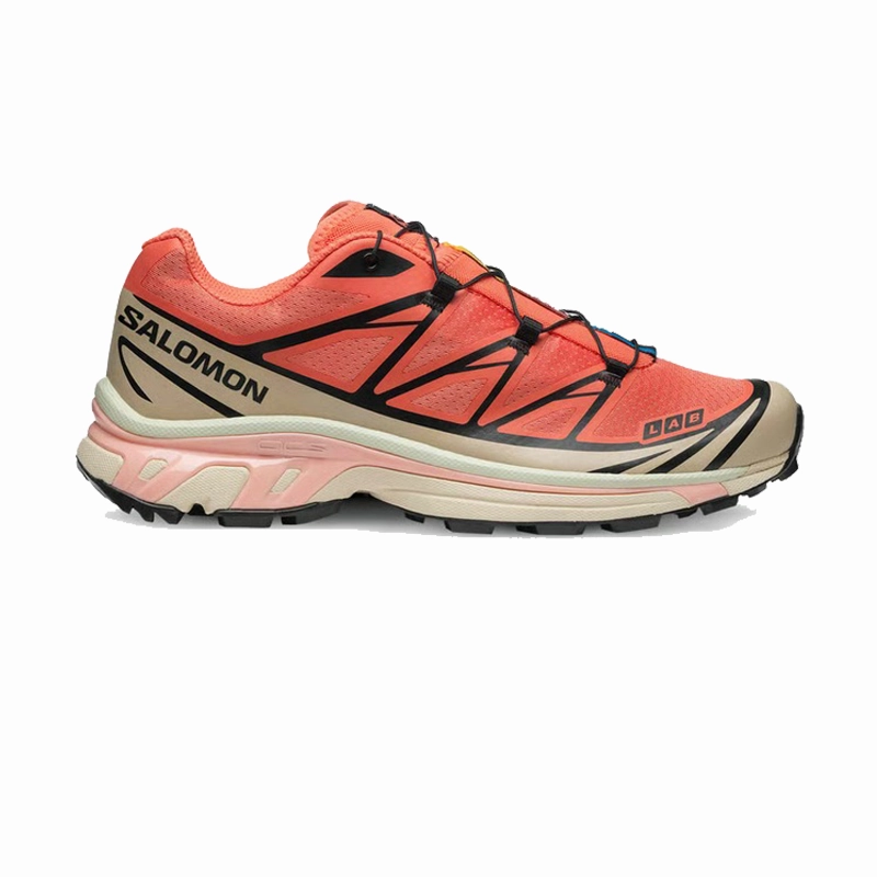 SALOMON - XT-6 - Living Coral/Black/Cement - Unisex [474450] Optimal Flexibility