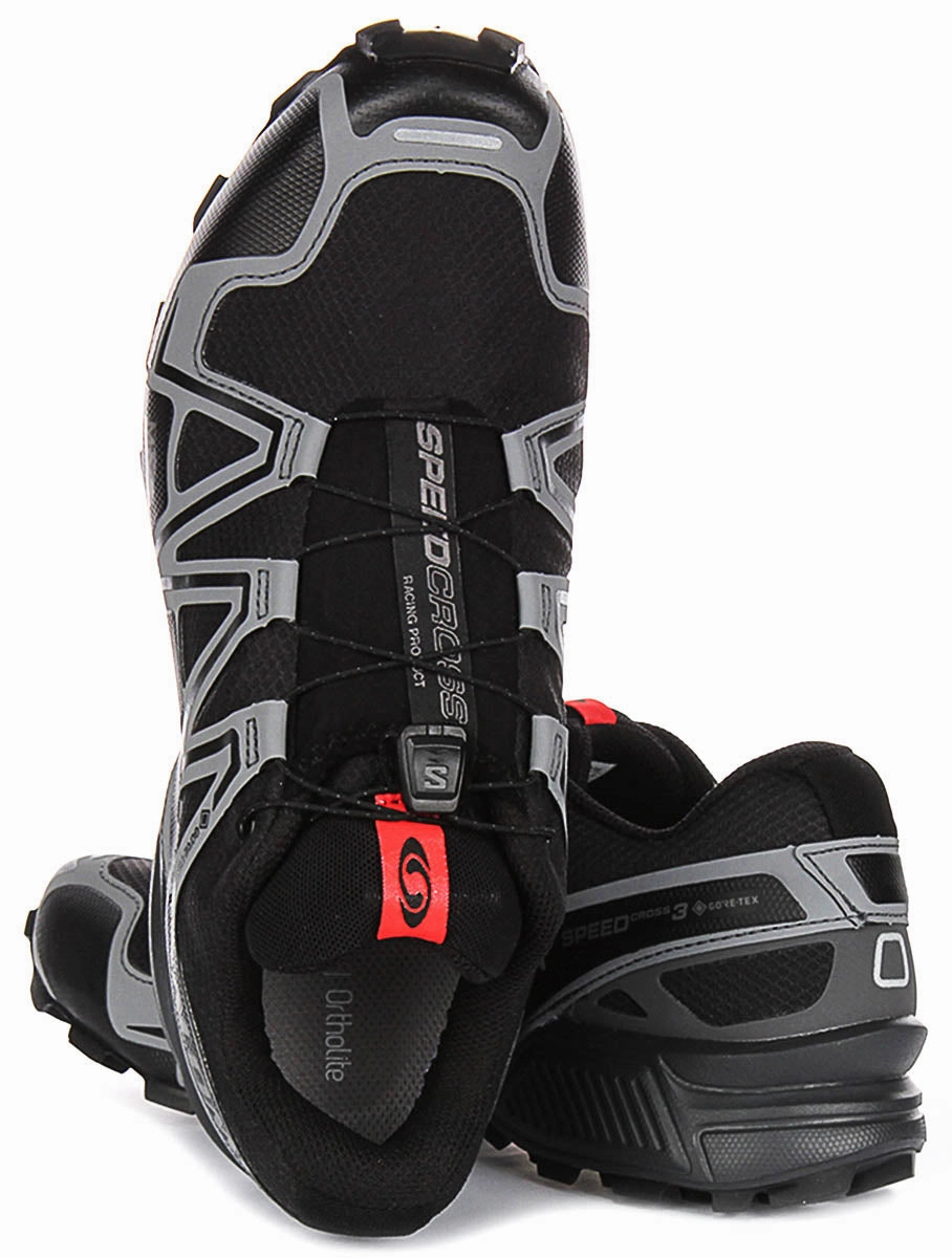 Salomon Speedcross 3 Gortex In Black Red Ultimate Wear