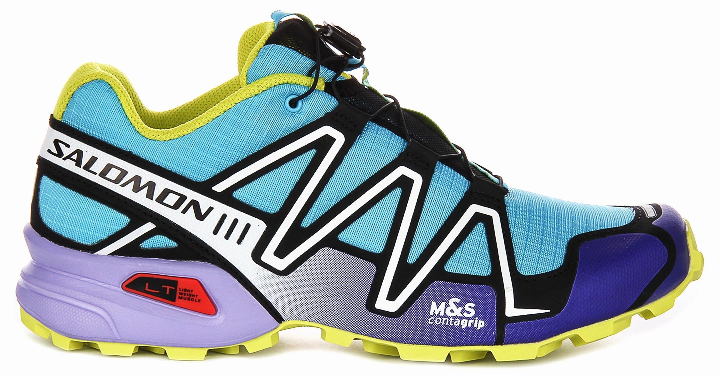 Salomon Speedcross 3 In Blue Purple Supportive structure