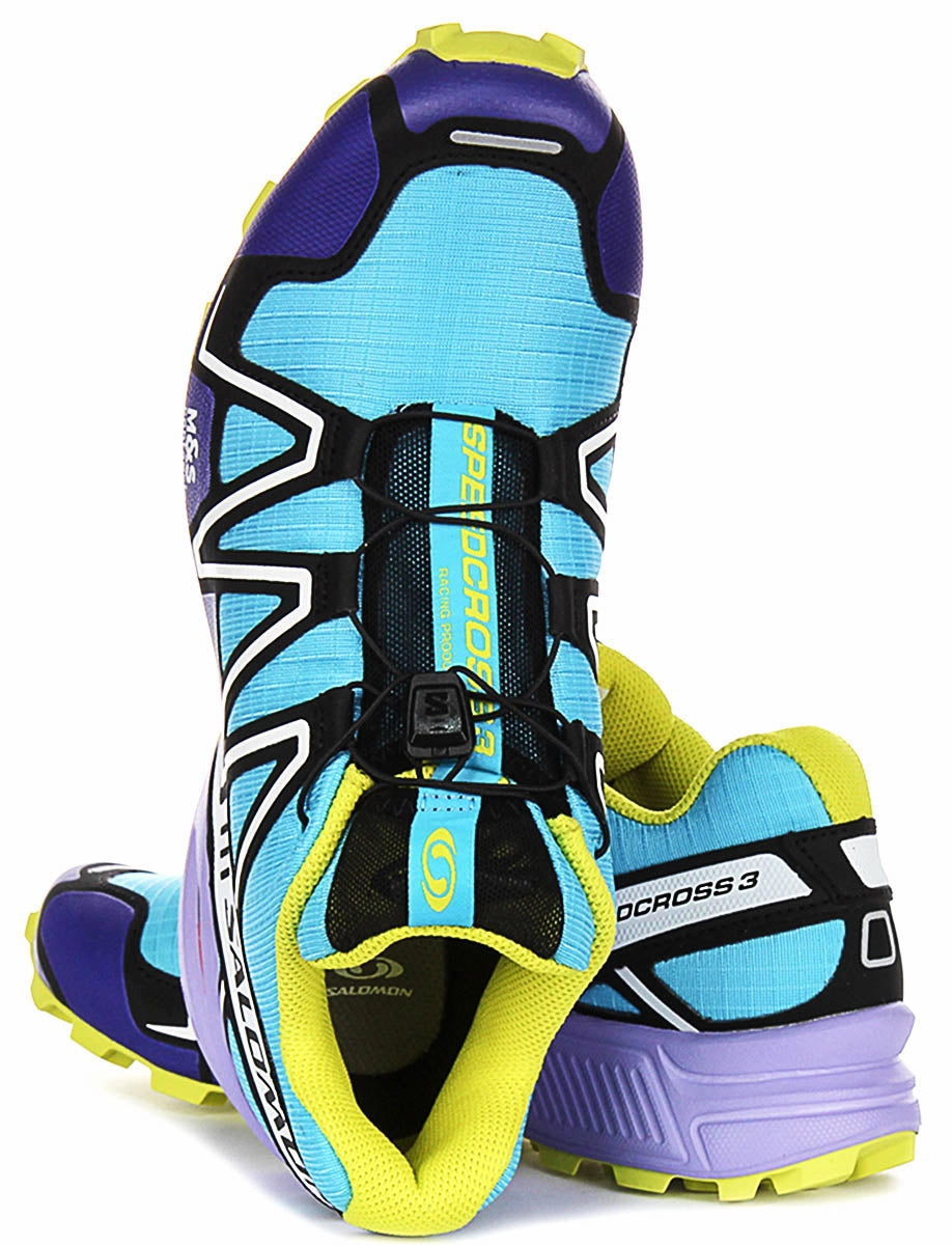 Salomon Speedcross 3 In Blue Purple Supportive structure