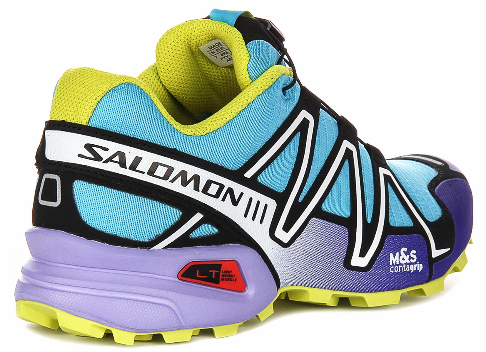 Salomon Speedcross 3 In Blue Purple Supportive structure