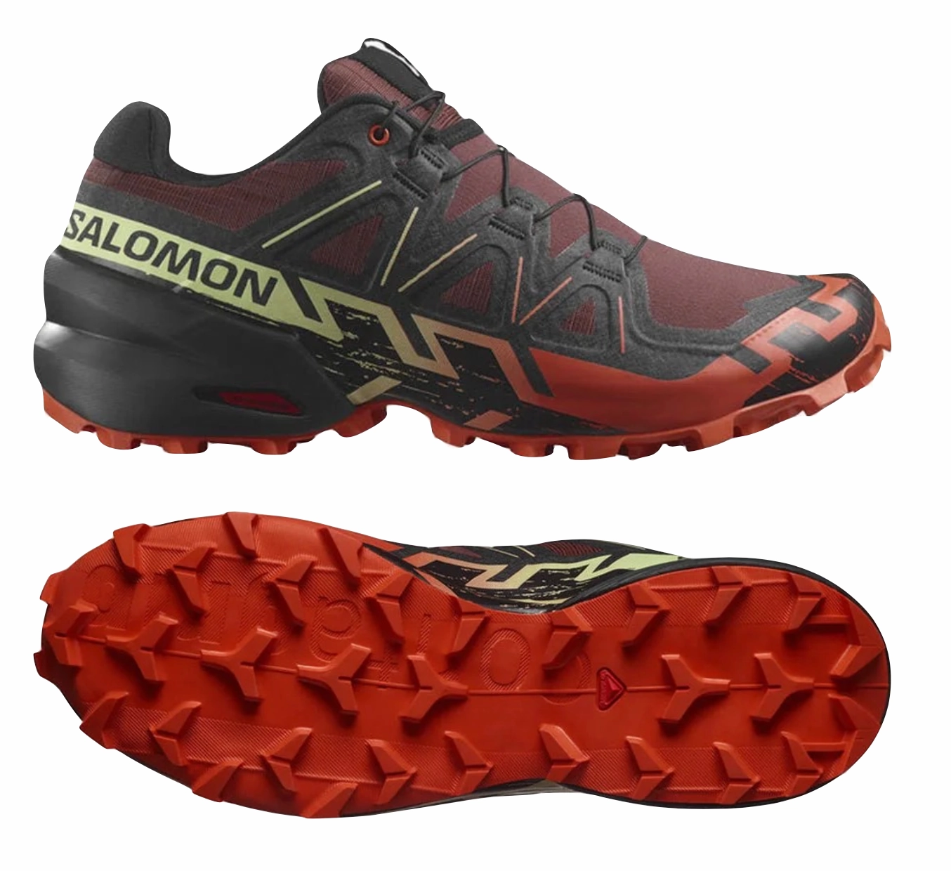 SALOMON Speedcross 6 (Rum Raisin/Cherry Tomato/Cognac) Mens Urban Adventure Easy traction